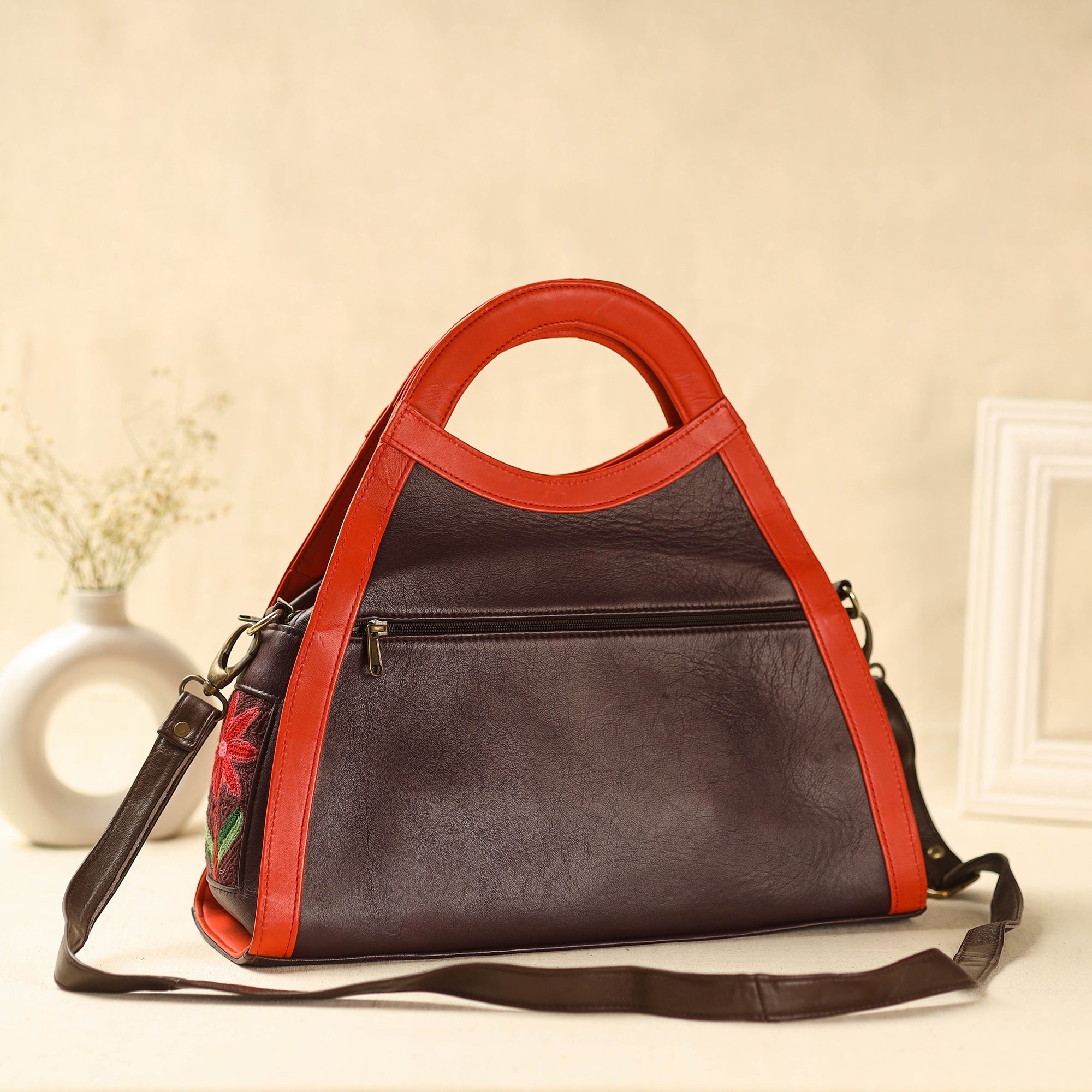 Multicolor qKashmiri Crewel Hand Embroidery Handbag