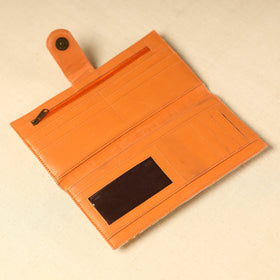 Multicolor Kashmiri Crewel Hand Embroidery Leather & Velvet Wallet