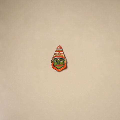Kathakali face - tholu bommalata leather puppet fridge
