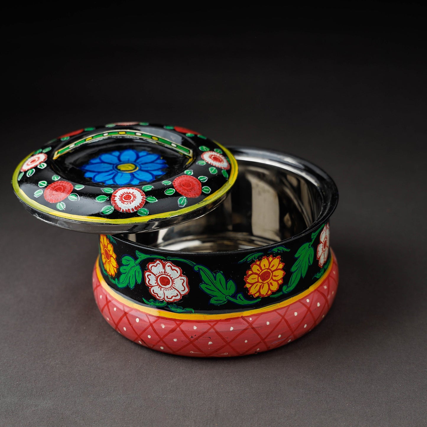  Kavad Handpainted Stainless Steel Casserole 