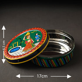  Kavad Handpainted Stainless Steel Chapati Box 