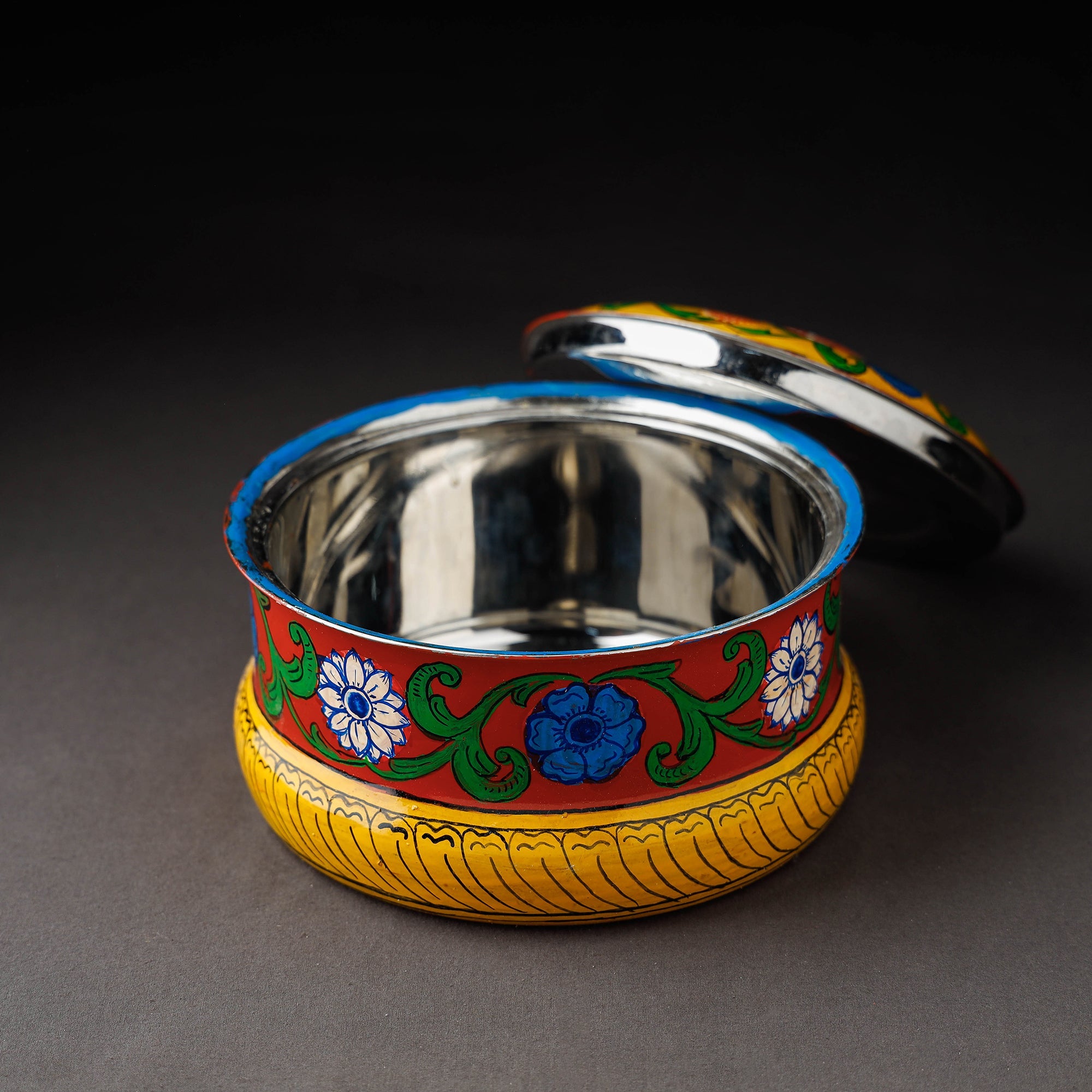  Kavad Handpainted Stainless Steel Casserole 