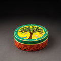  Multicolor Kavad Handpainted Stainless Steel Masala Box 