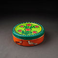 Kavad Handpainted Stainless Steel Multicolor Masala Box