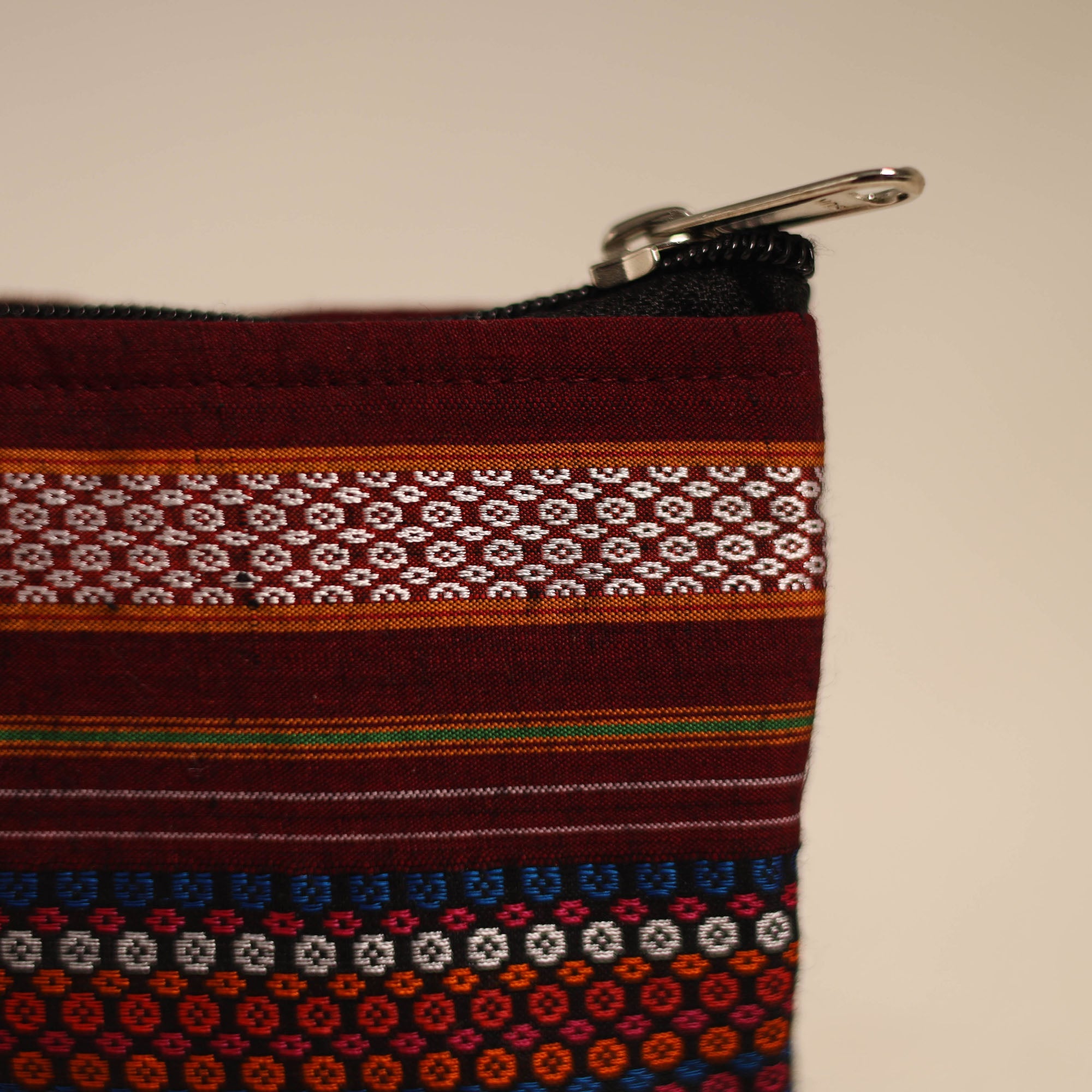  Multicolor Khun Fabric Quilted Coin Pouch