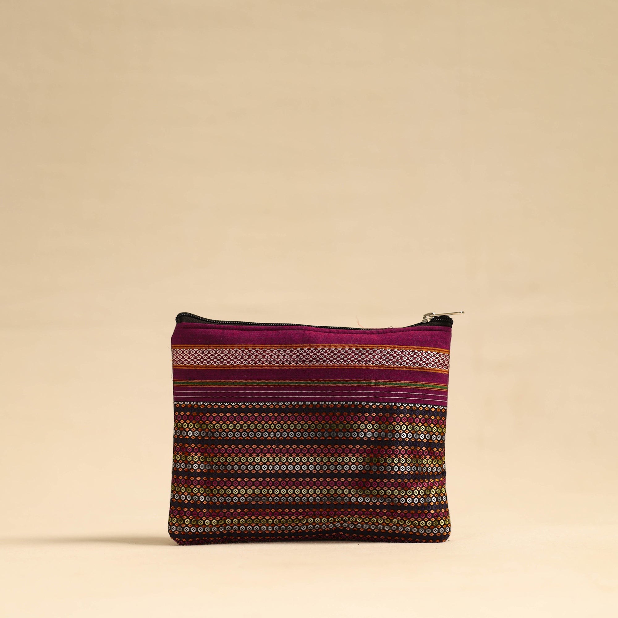  Multicolor Khun Fabric Quilted Cotton Utility Pouch