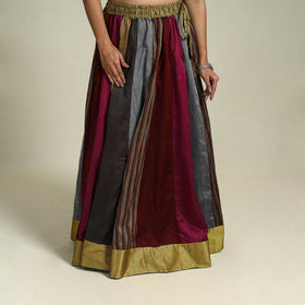 Multicolor - khun patchwork 24 kali cotton long skirt 03