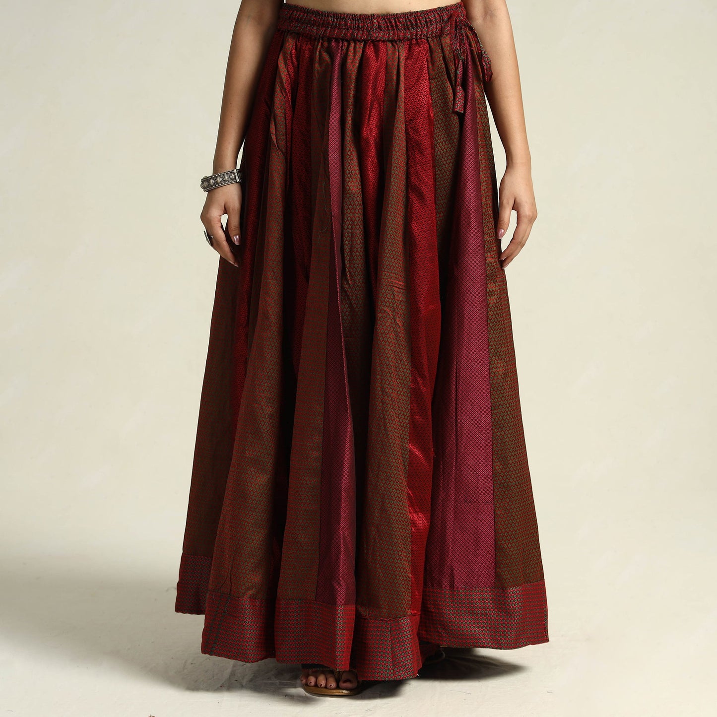  Khun Patchwork 24 Kali Cotton Long Skirt 07 