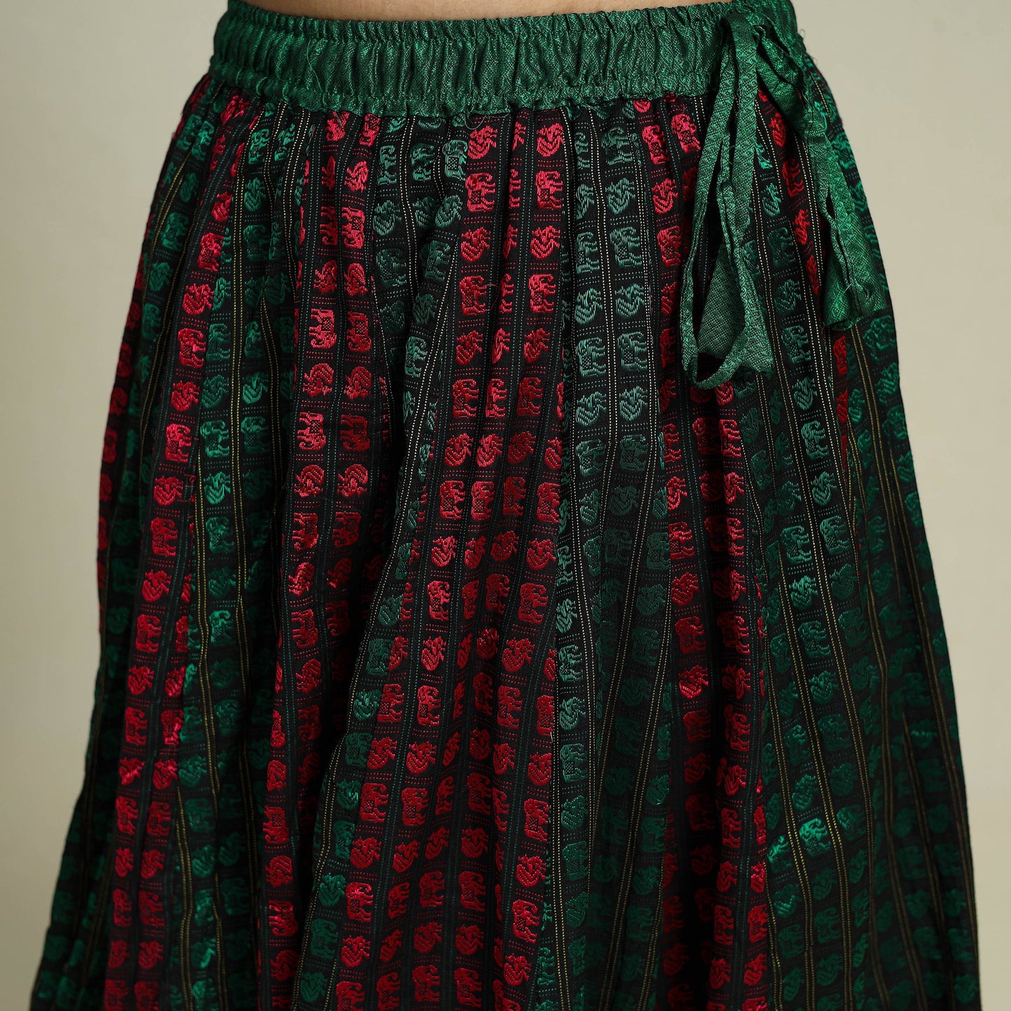Buy Multicolor Khun Patchwork 24 Kali Cotton Long Skirt