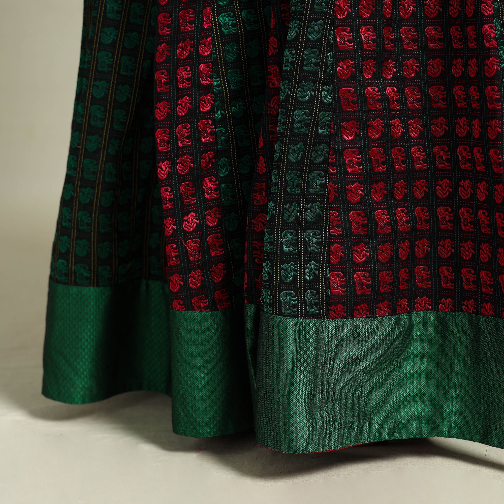 Buy Multicolor Khun Patchwork 24 Kali Cotton Long Skirt