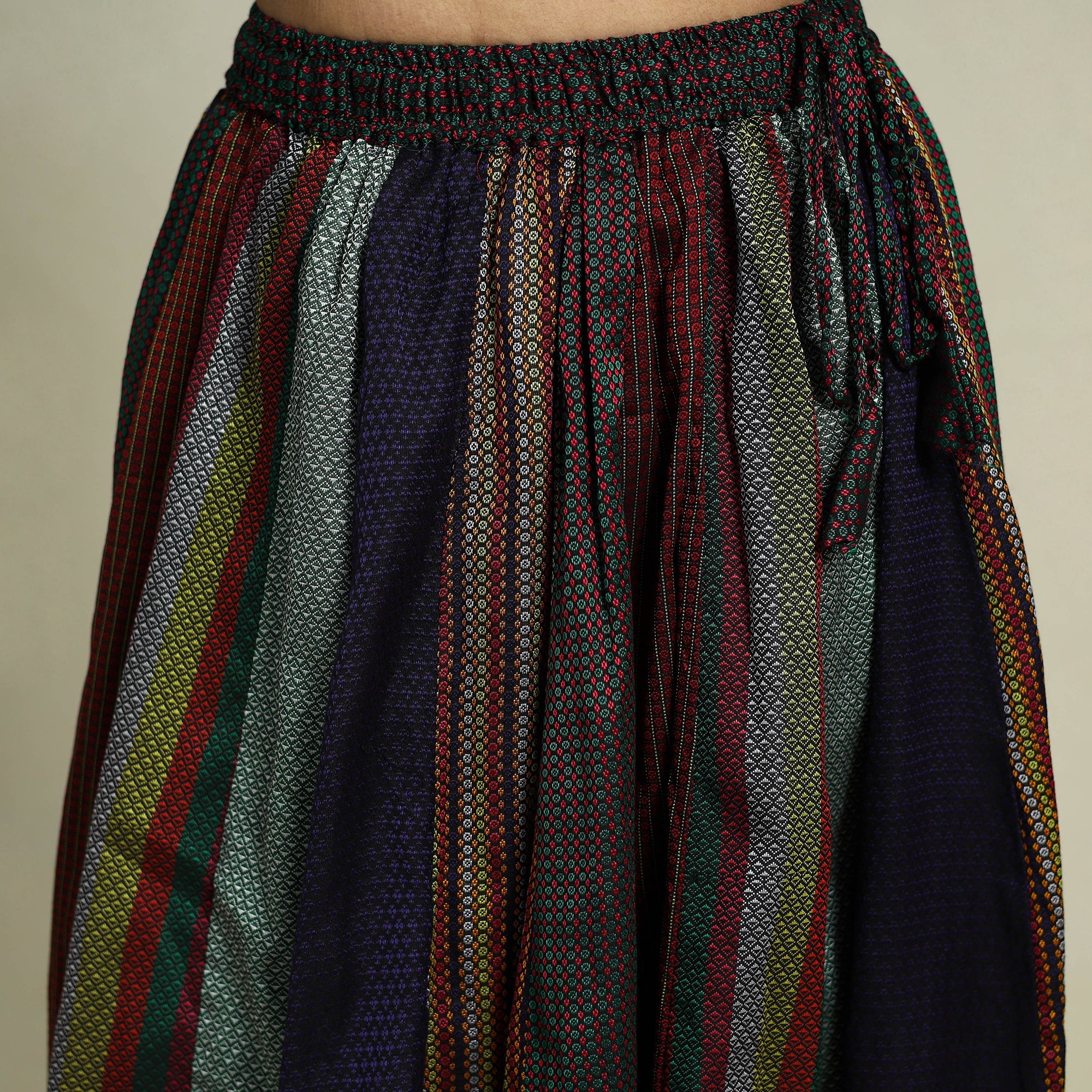 Buy Multicolor Khun Patchwork 24 Kali Cotton Long Skirt