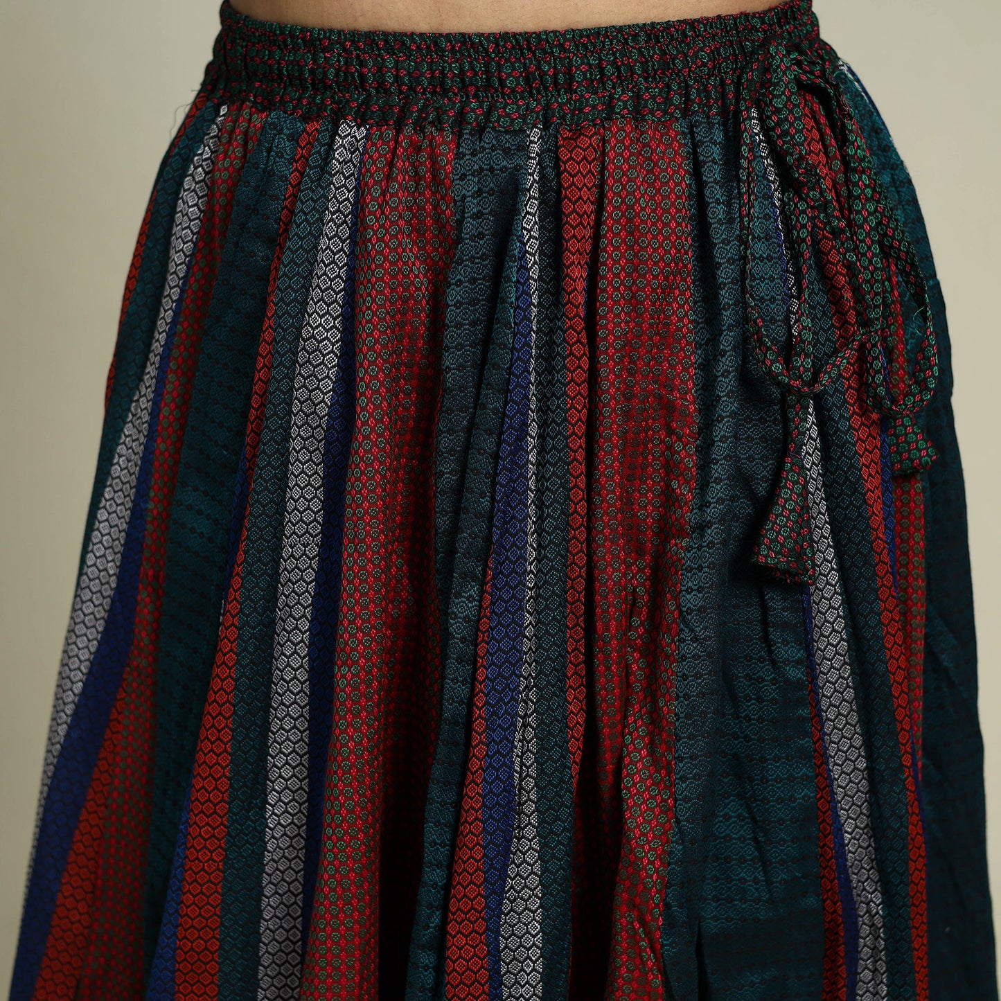 Buy Multicolor Khun Patchwork 24 Kali Cotton Long Skirt