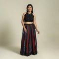 Buy Multicolor Khun Patchwork 24 Kali Cotton Long Skirt
