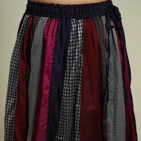 Buy Multicolor Khun Patchwork 24 Kali Cotton Long Skirt