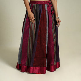 Multicolor - khun patchwork 24 kali cotton long skirt 22