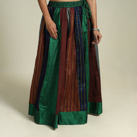 Buy Multicolor Khun Patchwork 24 Kali Cotton Long Skirt