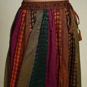 Buy Multicolor Khun Patchwork 24 Kali Cotton Long Skirt