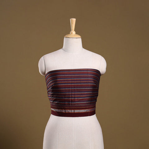 Khun weave cotton blouse piece 07 - handcrafted