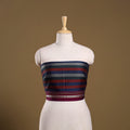 Khun weave cotton blouse piece 34 - handcrafted