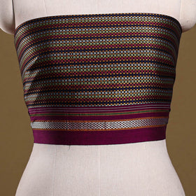 Khun weave cotton blouse piece 35 - handcrafted