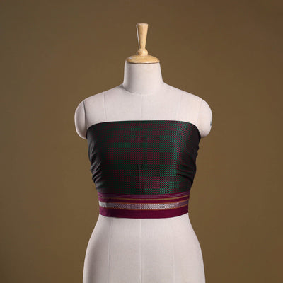 Khun weave cotton blouse piece 42 - handcrafted