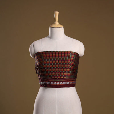 Khun weave cotton blouse piece 77 - handcrafted