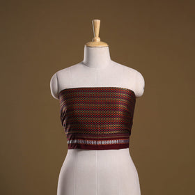 Khun weave cotton blouse piece 77 - handcrafted