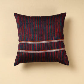 Multicolor Khun Weave Cotton Cushion Cover (16 x 16 in)