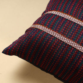 Multicolor Khun Weave Cotton Cushion Cover (16 x 16 in)