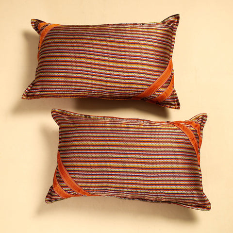  Khun Weave Cotton Pillow Covers (Set of 2) 