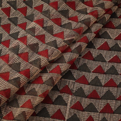 Kota doria cotton natural dyed hand block bagru print