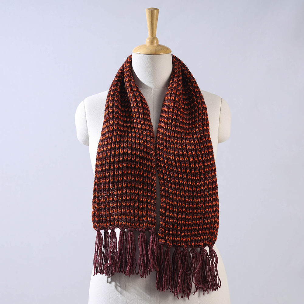  Kumaun Hand Knitted Woolen Muffler 