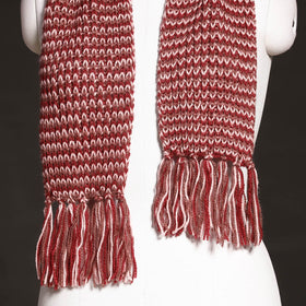  Kumaun Hand Knitted Woolen Muffler (66 in) 