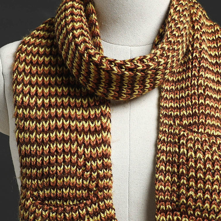  Kumaun Hand Knitted Woolen Muffler for Men & Women Online in India