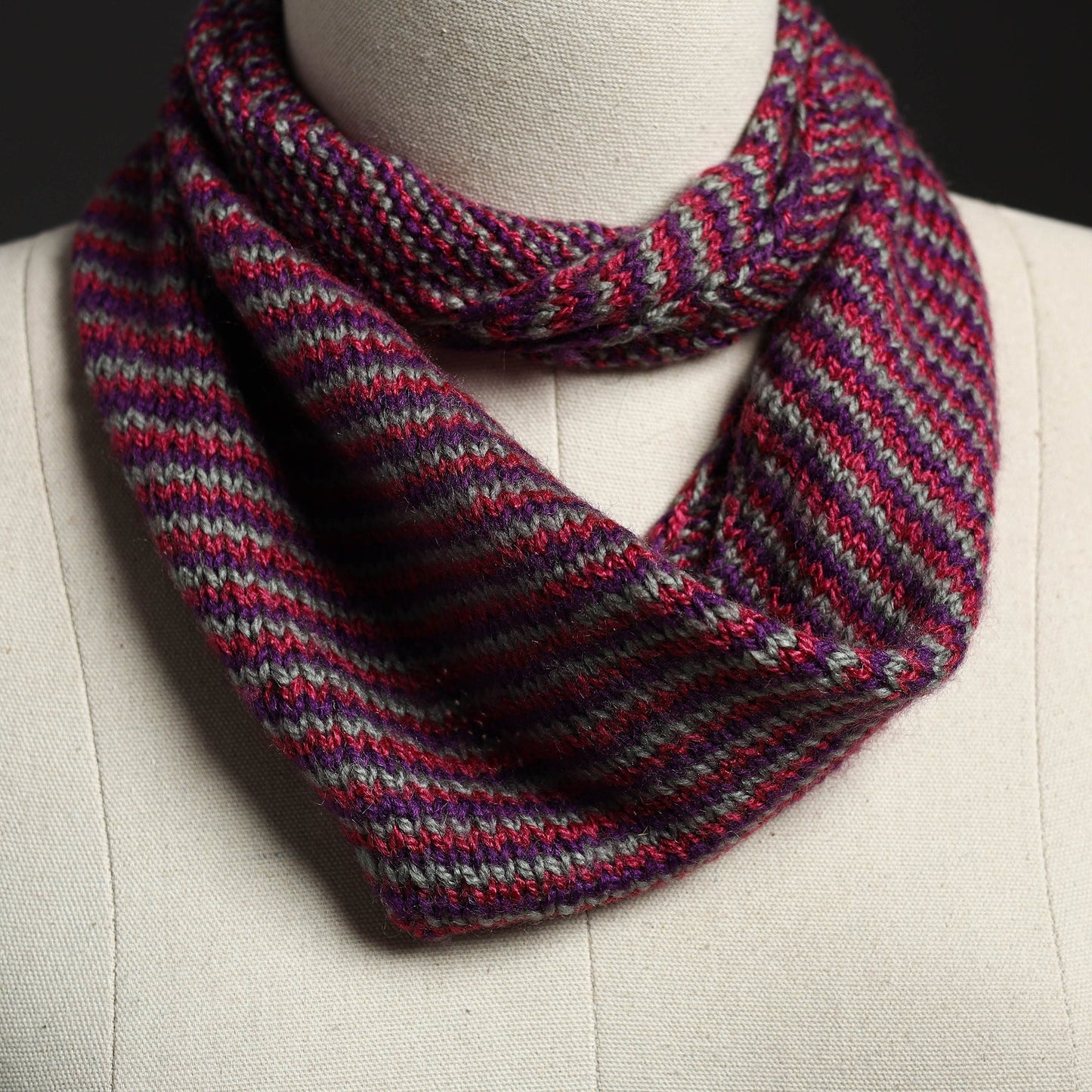  Kumaun Hand Knitted Woolen Neck Warmer