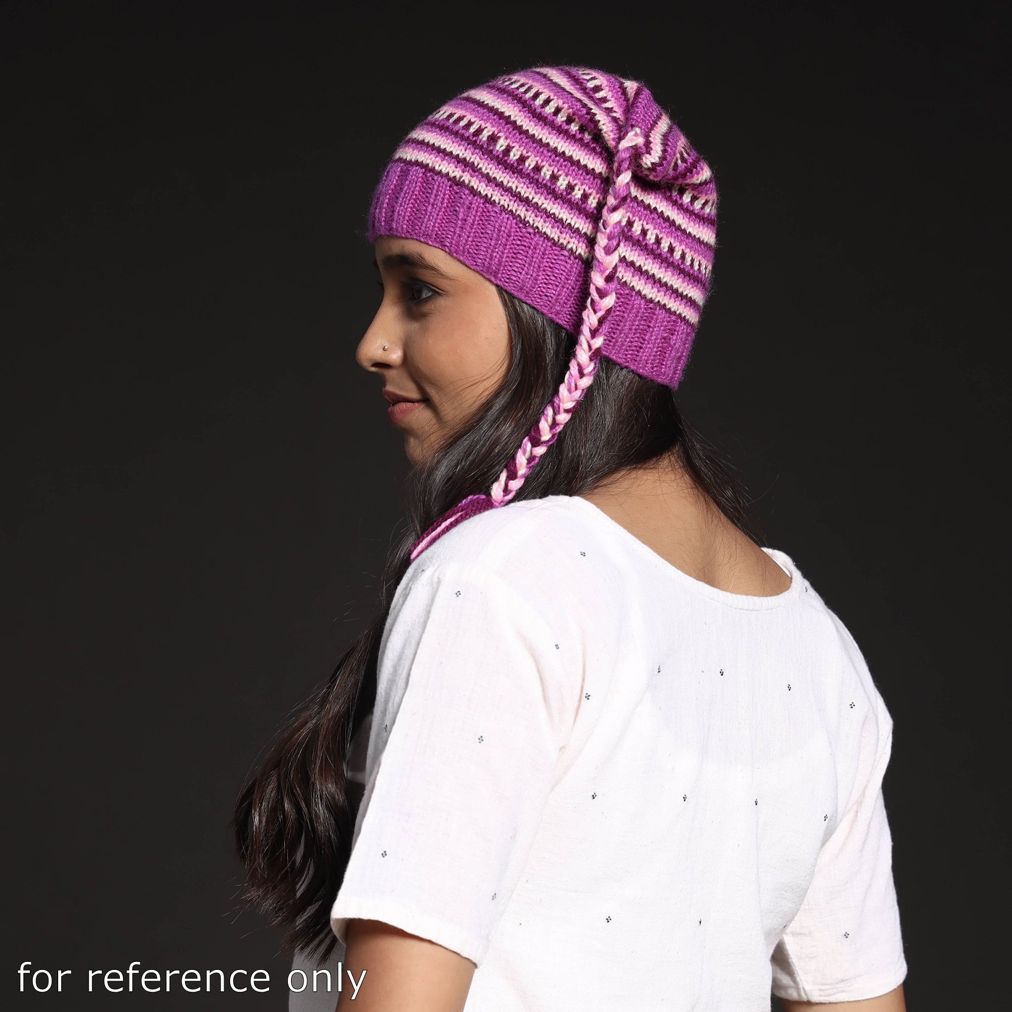  Kumaun Hand Knitted Woolen Sherpa Cap 