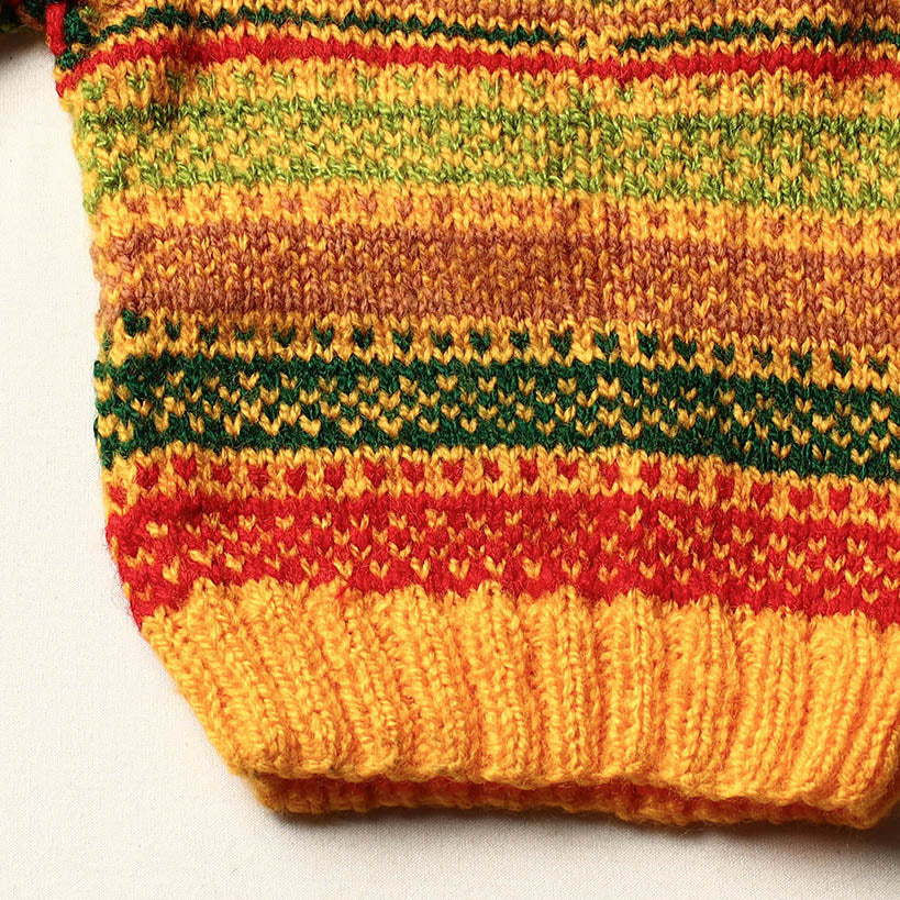  Kumaun Hand Knitted Woolen Sherpa  Cap 