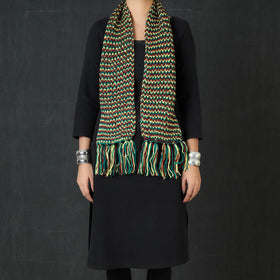  Kumaun Hand Knitted Woolen Muffler (47 in) Online in India 