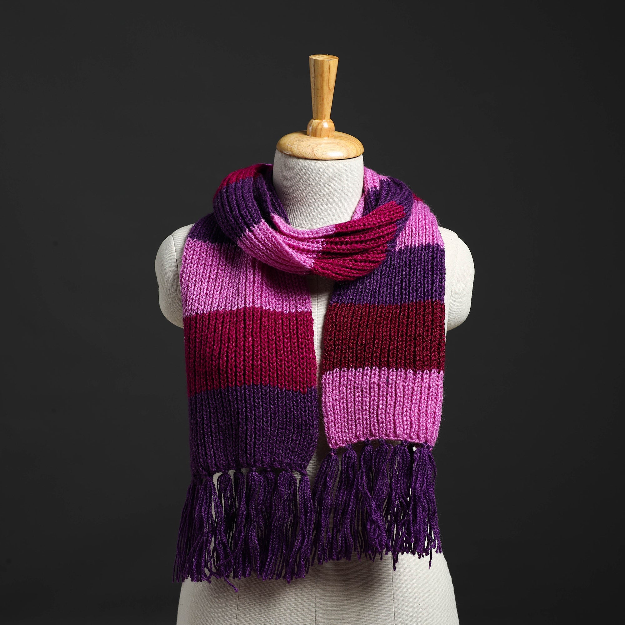  Kumaun Hand Knitted Woolen Muffler for Men & Women Online in India