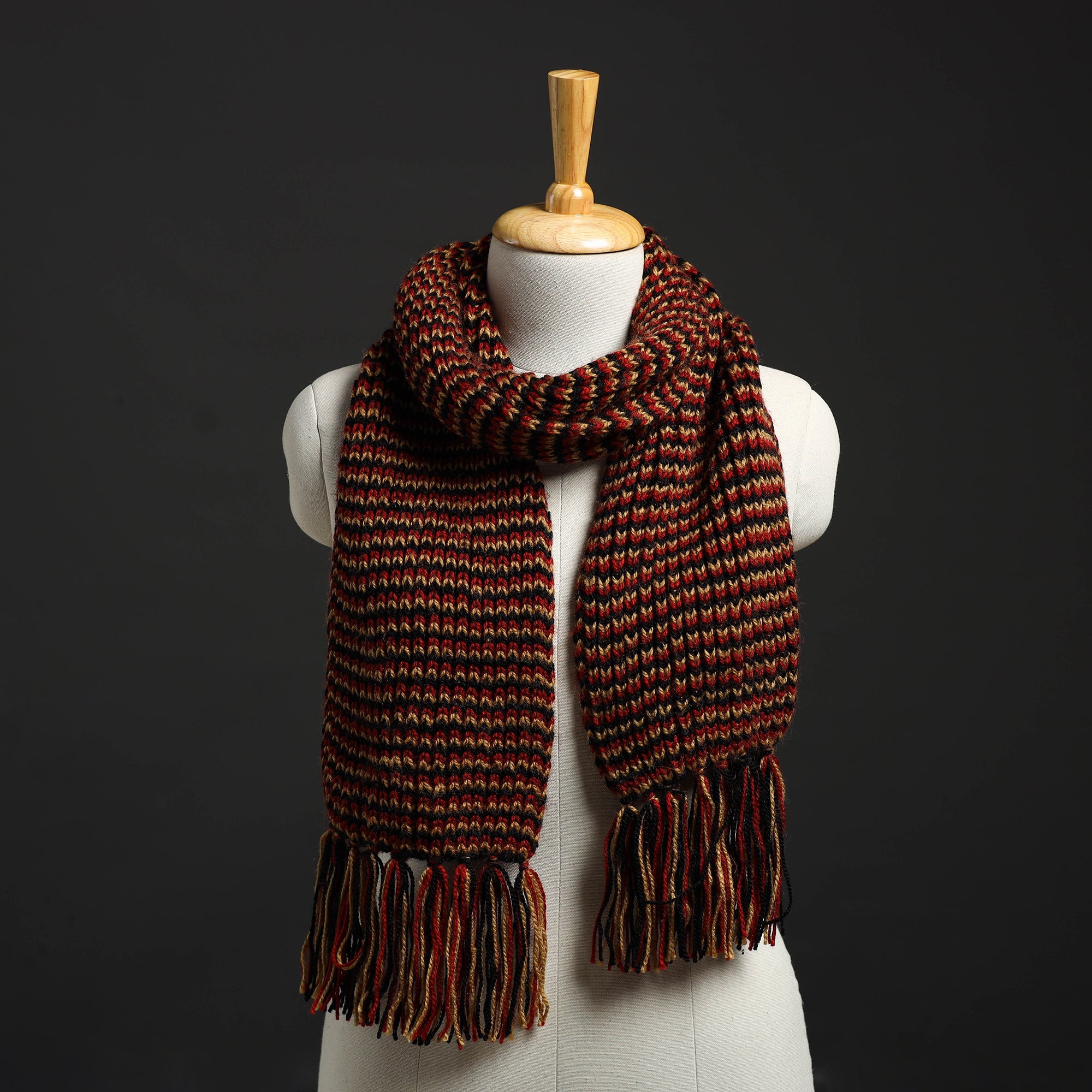  Kumaun Hand Knitted Woolen Muffler for Men & Women Online in India