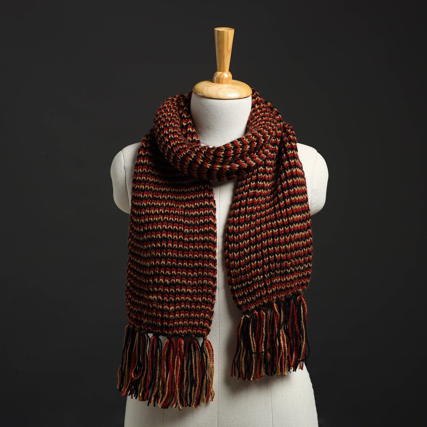  Kumaun Hand Knitted Woolen Muffler for Men & Women Online in India