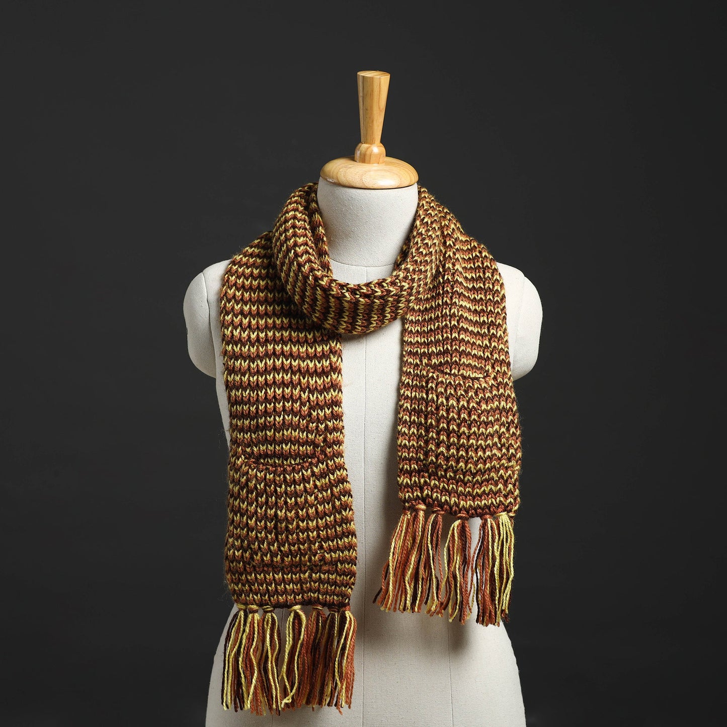  Kumaun Hand Knitted Woolen Muffler for Men & Women Online in India