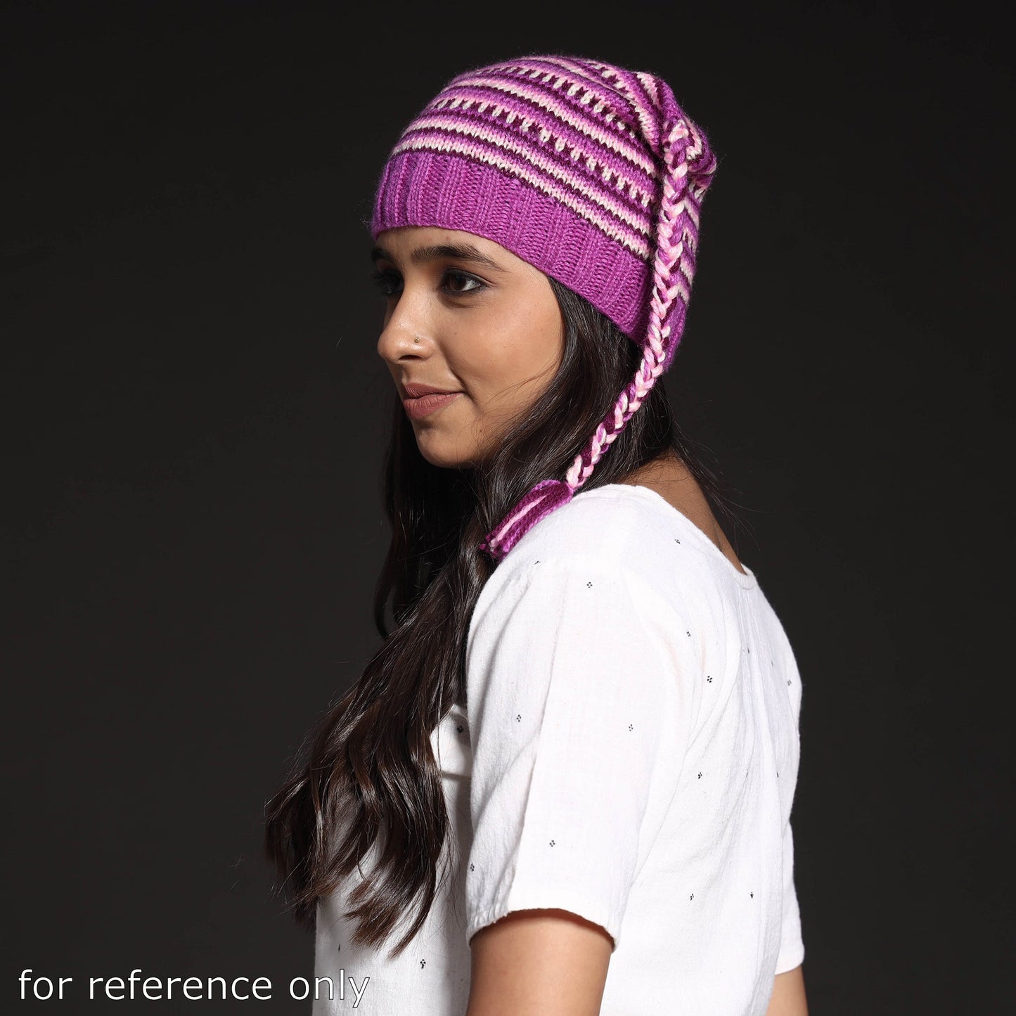  Kumaun Hand Knitted Woolen Sherpa  Cap 