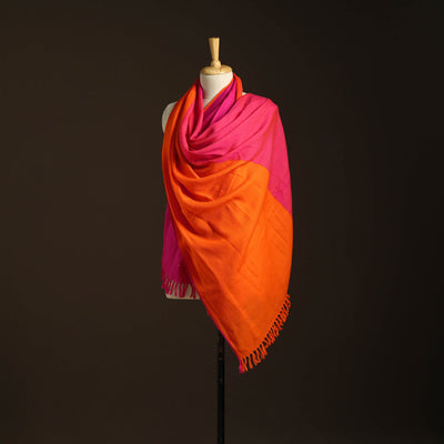 Multicolor - kumaun handwoven merino wool shawl for women