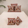 Multicolor - kutch aari hand embroidery cushion cover (set