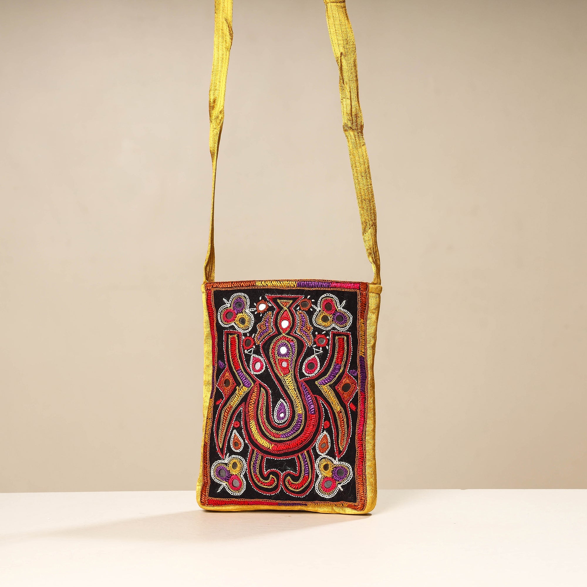 embroidery sling bag 