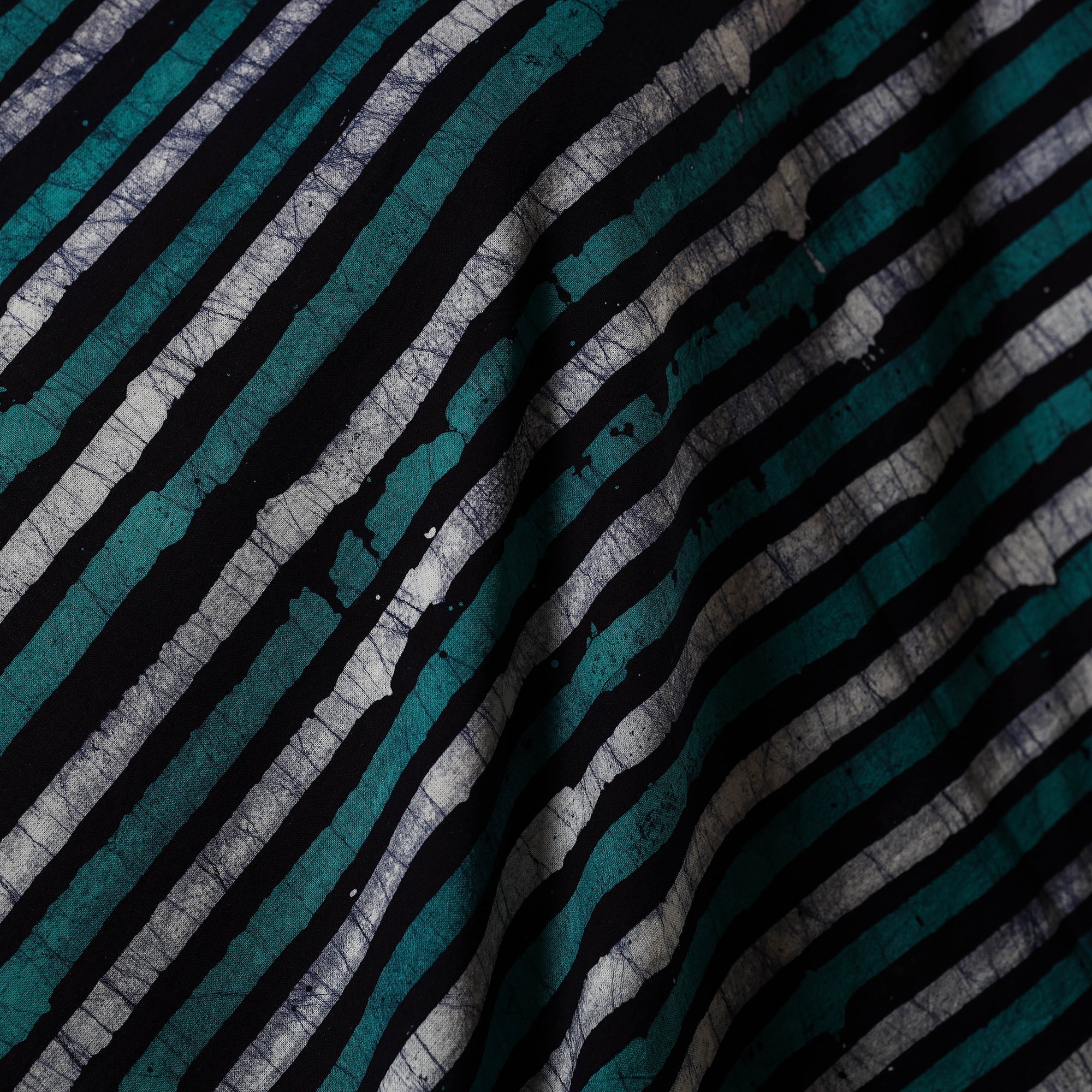 Multicolor - kutch batik cotton fabric 14 - handcrafted