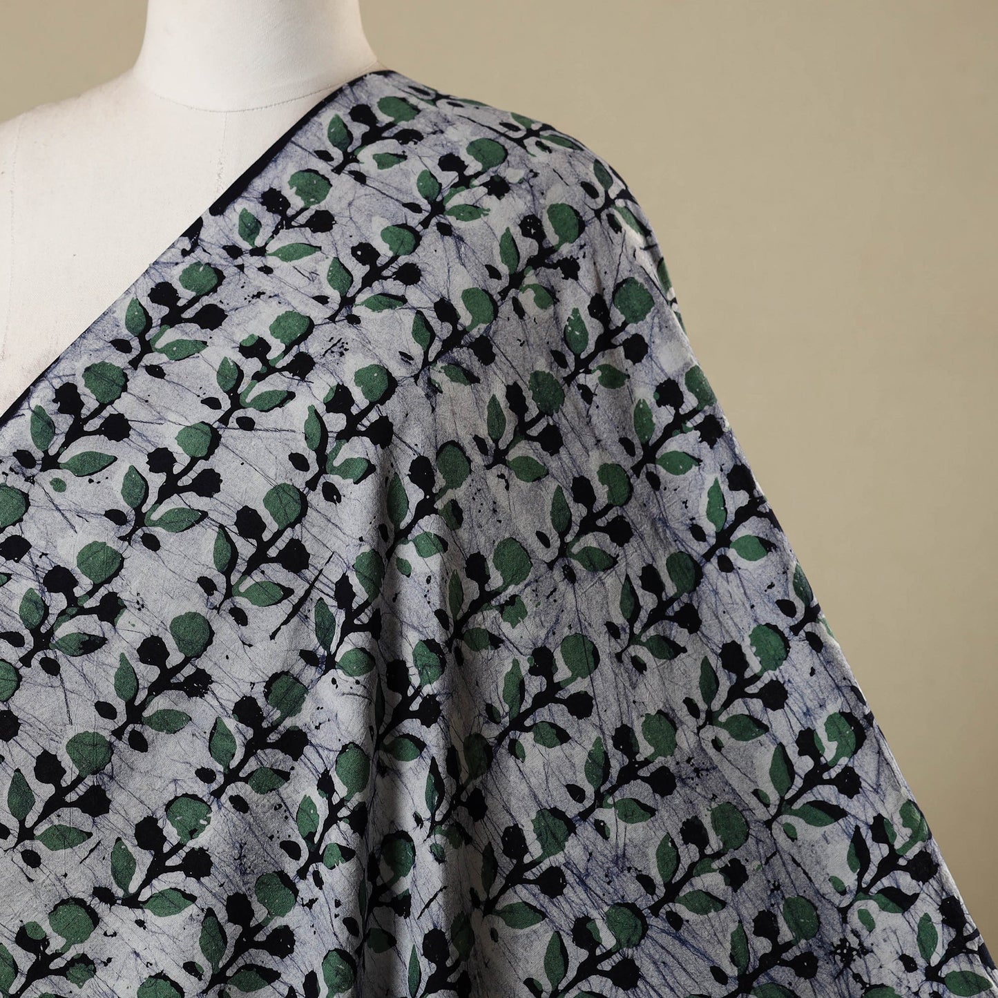 Multicolor - kutch batik cotton fabric 39 - handcrafted