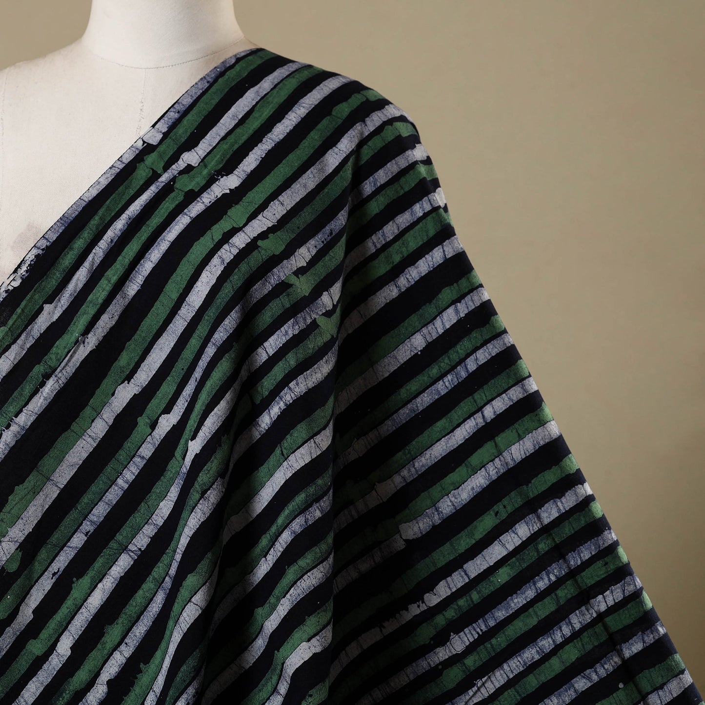 Multicolor - kutch batik cotton fabric 44 - handcrafted