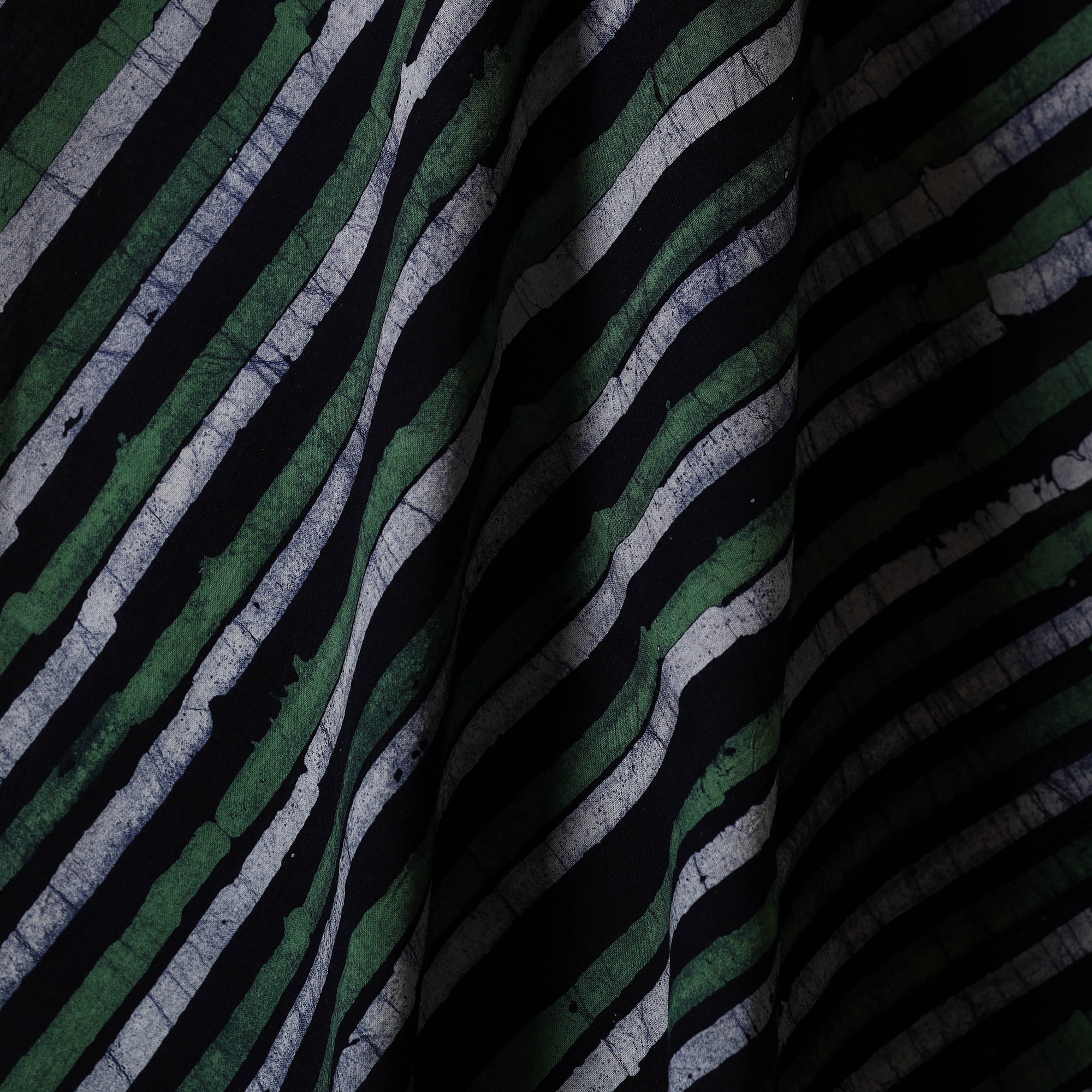 Multicolor - kutch batik cotton fabric 44 - handcrafted